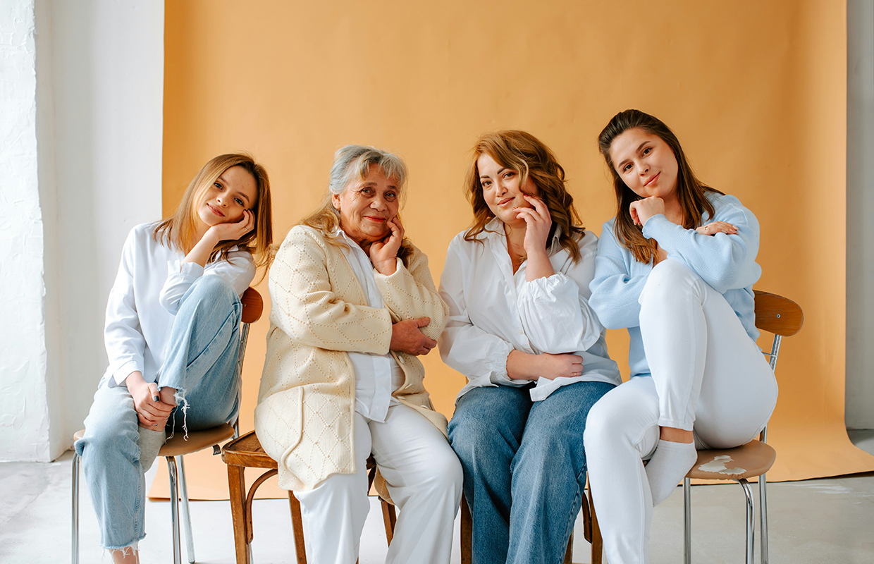 Four Women Seated