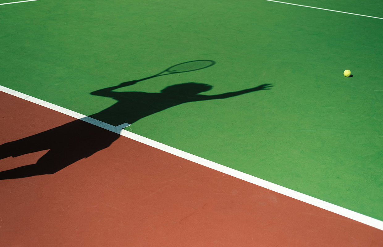 Tennis Serve Shadow