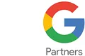 Google Partners logo with multicolored G icon