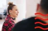 Woman in meeting