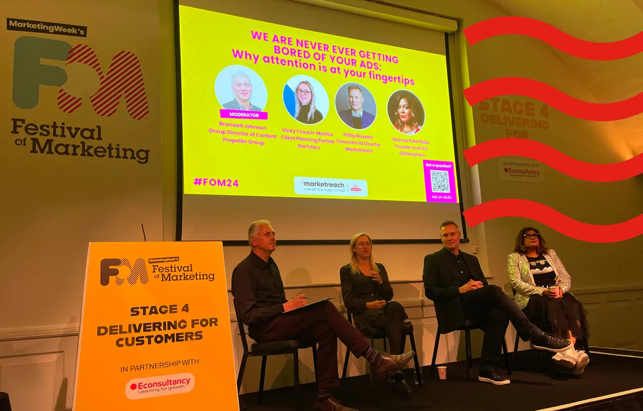 Photo from a panel discussion